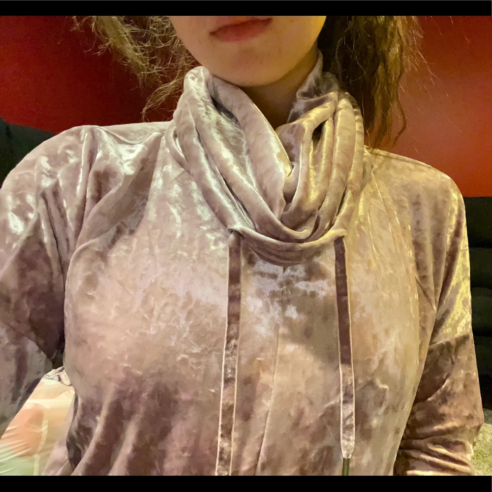 Purple Velvet Hoodie